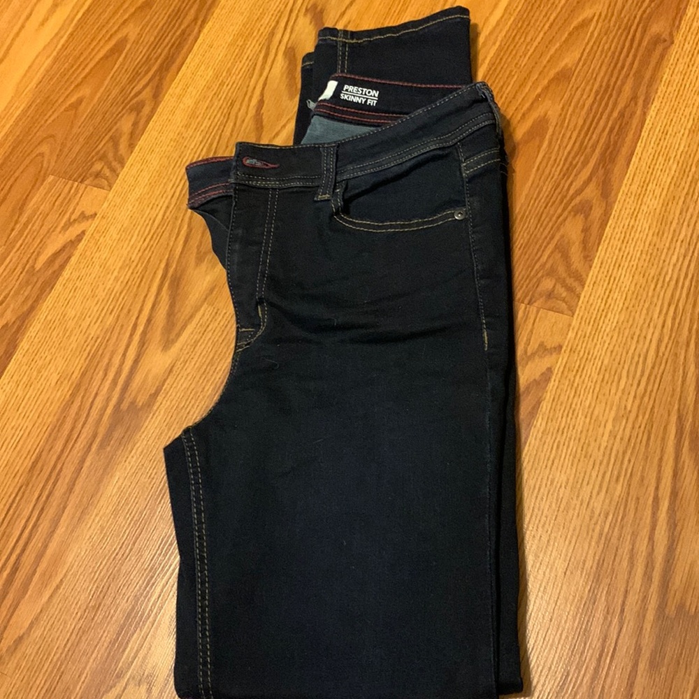 Ev1 dark skinny fit power stretch jeans